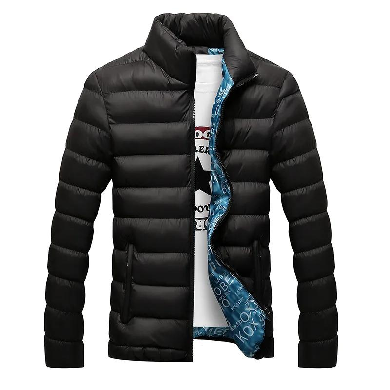 남성용 겨울 다운 재킷, 두꺼운 따뜻한 가죽 바람막이 방수 재킷, 대형 사이즈